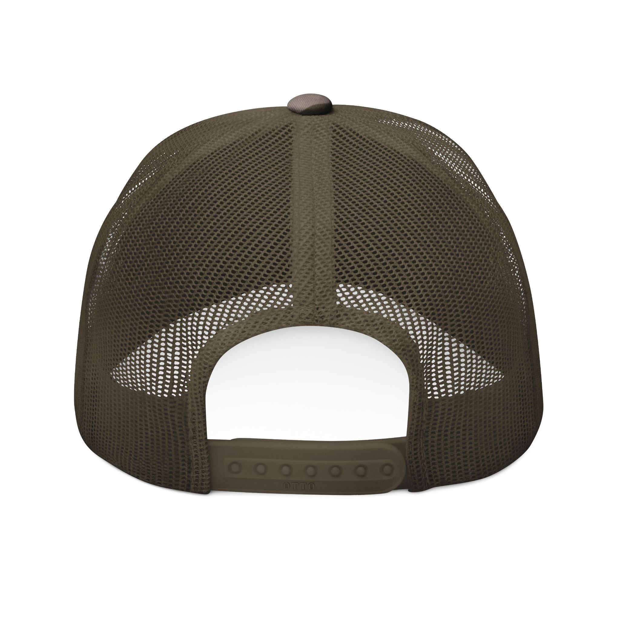 Camouflage Embroidered Trucker Hat for Outdoors, Casual Style Cap, Unisex Gift, Adventure Gear, Trendy Fashion Accessory