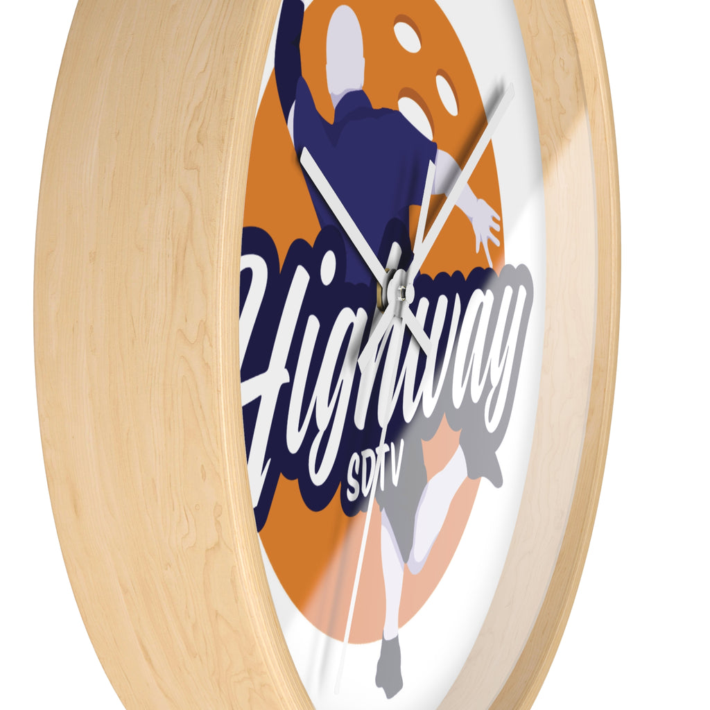 Highway Sports Wall Clock - Perfect for Athletes and Fans
