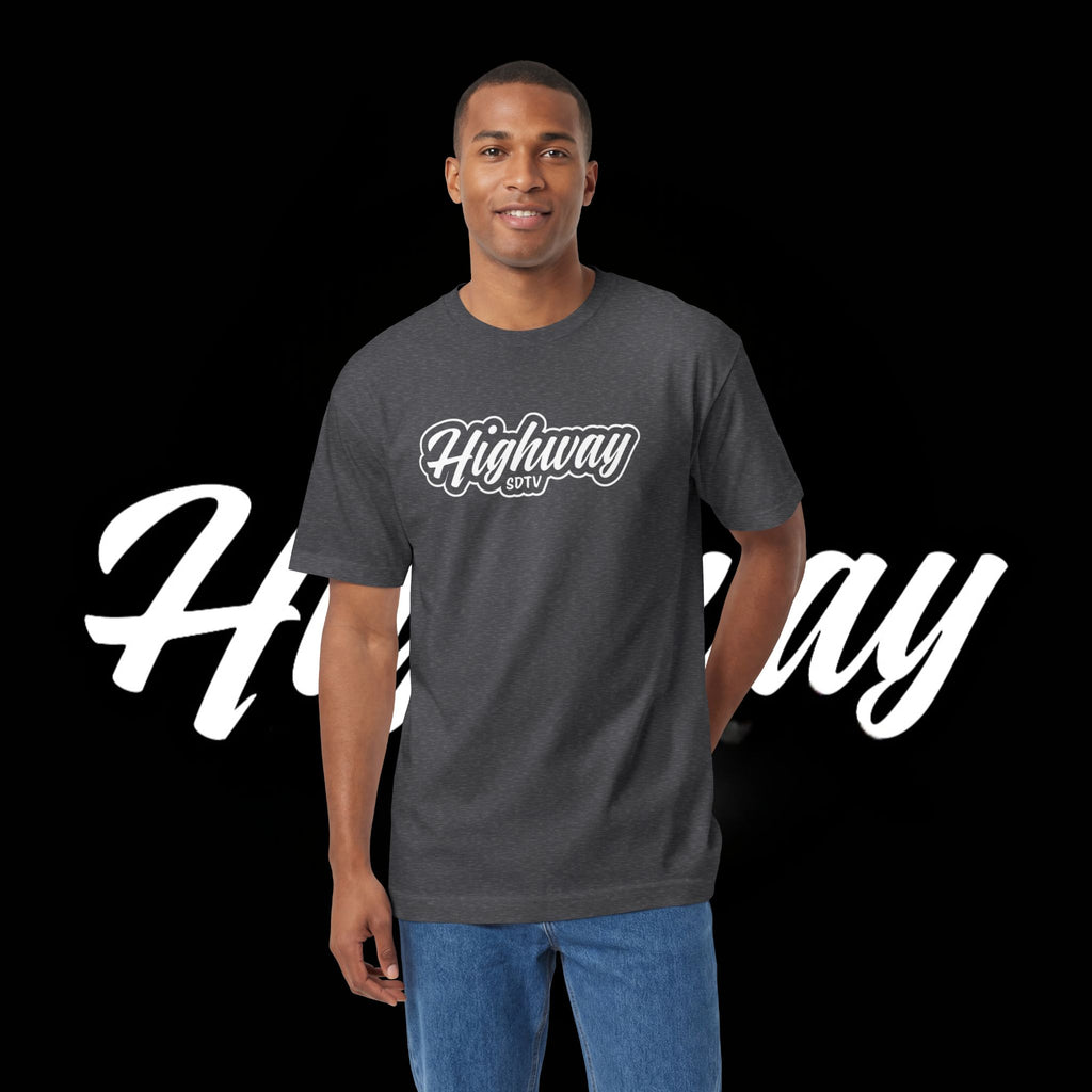 Highway City Logo Tee — Retro Sunset Graphic T-Shirt