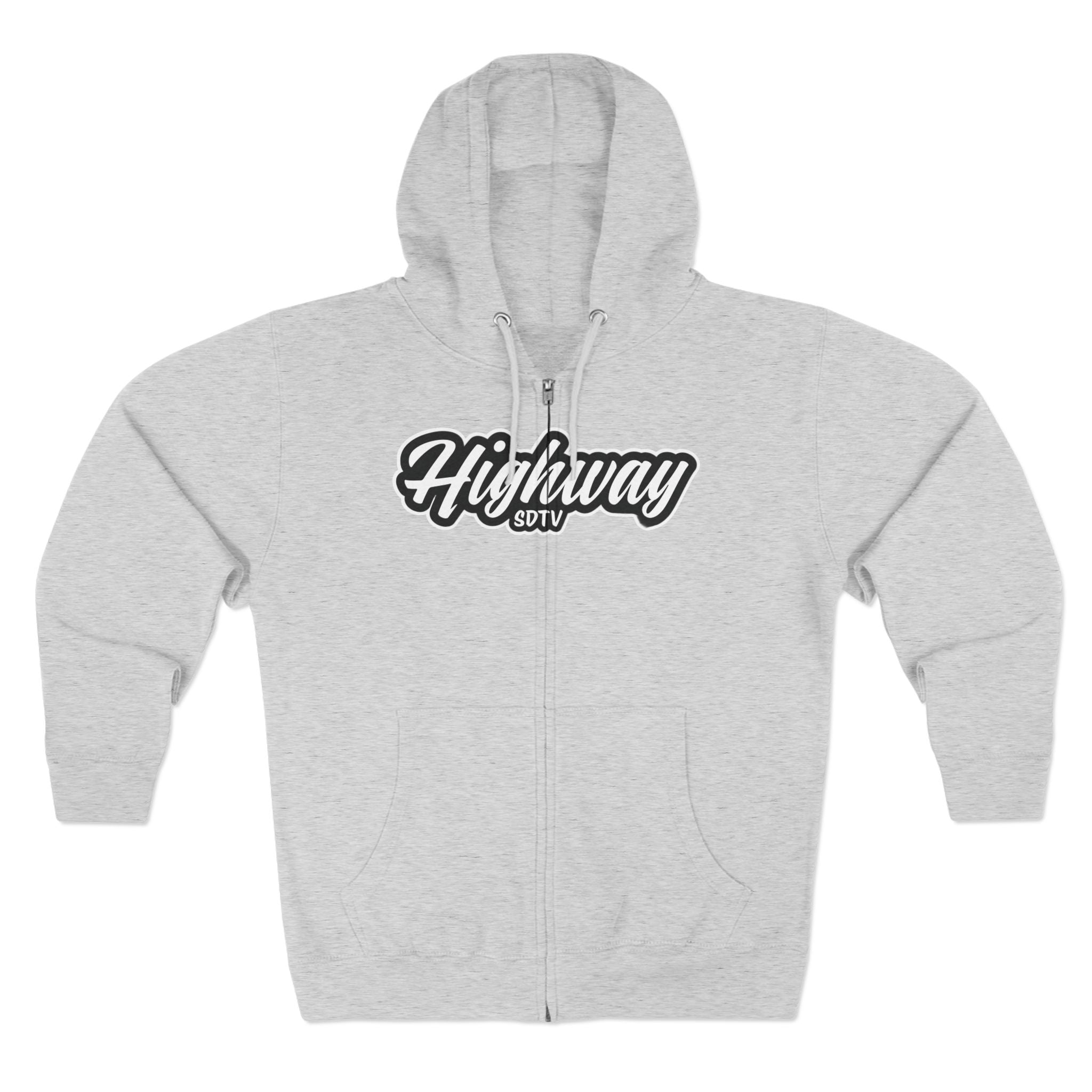 Highway Unisex Zip Hoodie - Casual Comfort for Every Adventure