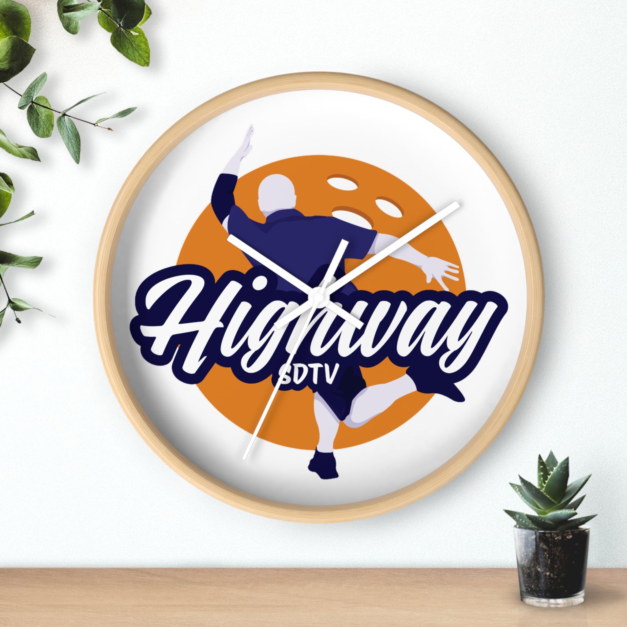 Highway Sports Wall Clock - Perfect for Athletes and Fans