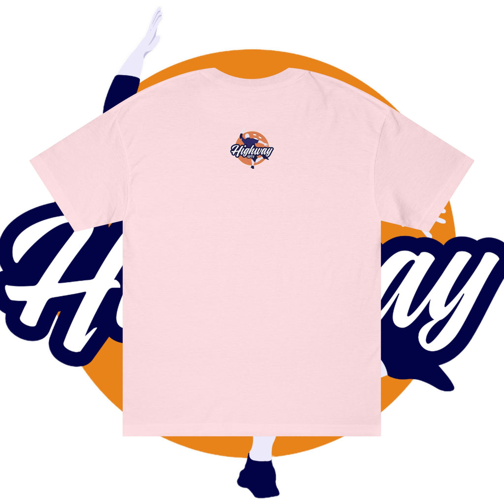 Highway City Logo Tee — Retro Sunset Graphic T-Shirt