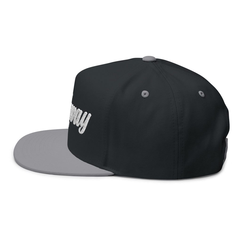 Highway Embroidered Flat Bill Cap | Stylish Snapback Hat for Everyday Wear, Gifts for Him, Fashion Accessory, Casual Cap