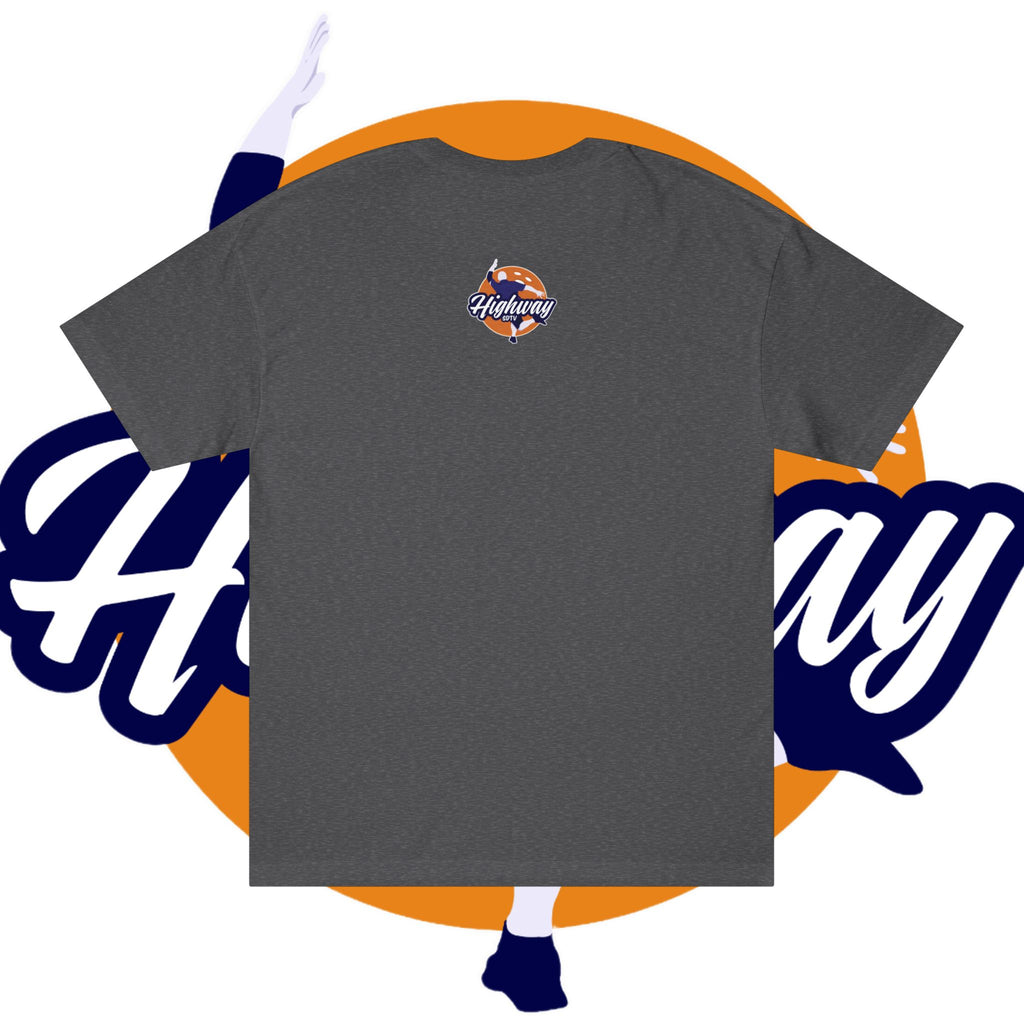 Highway City Logo Tee — Retro Sunset Graphic T-Shirt