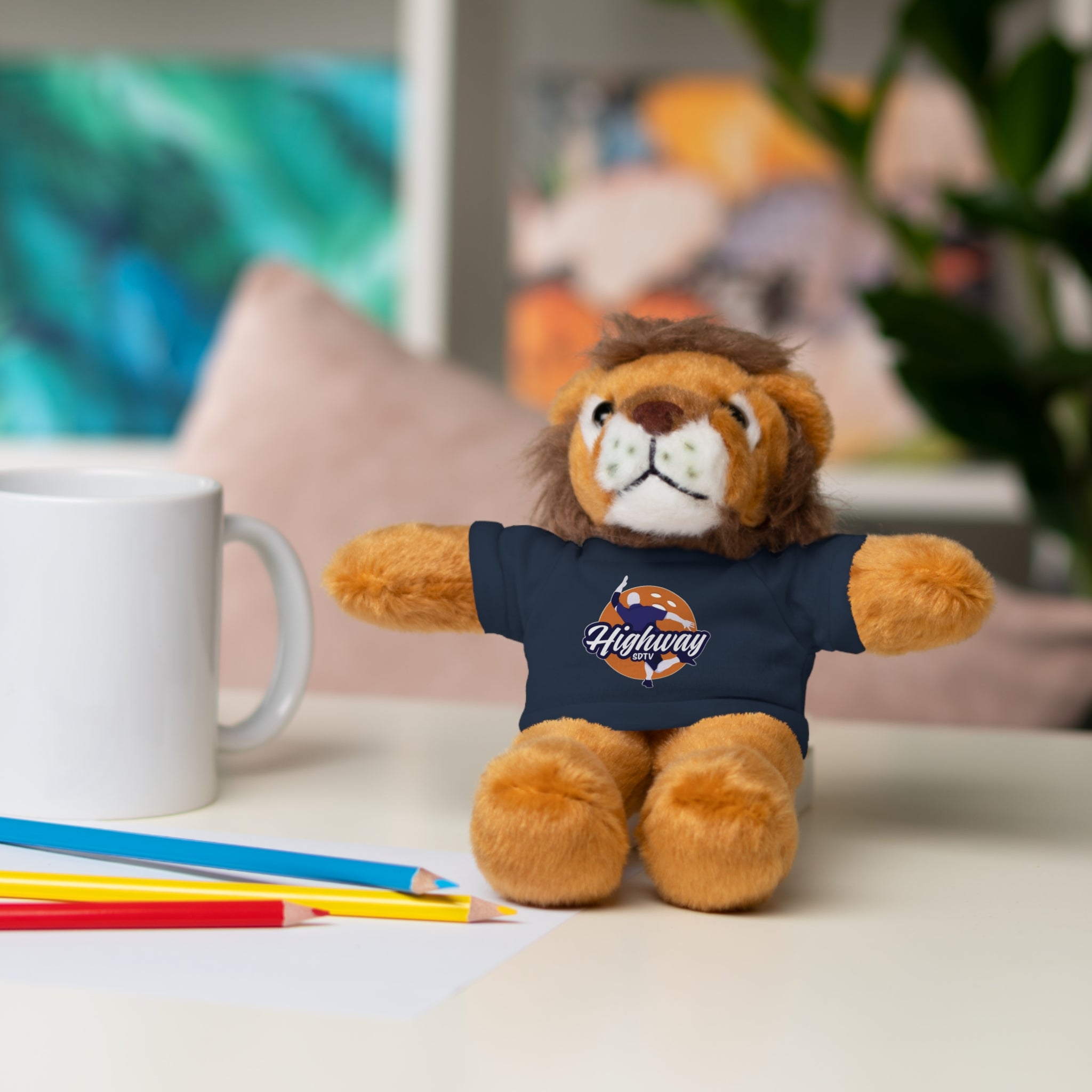 Cute Stuffed Animal with Custom Tee - Perfect Gift for Kids