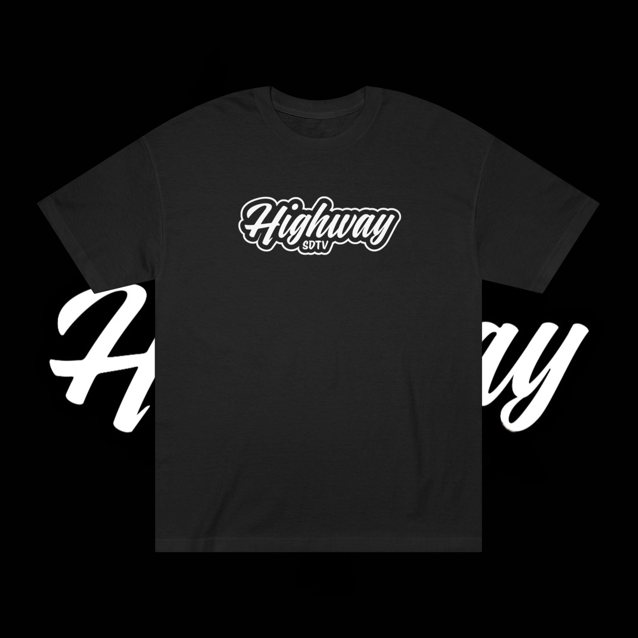 Highway City Logo Tee — Retro Sunset Graphic T-Shirt
