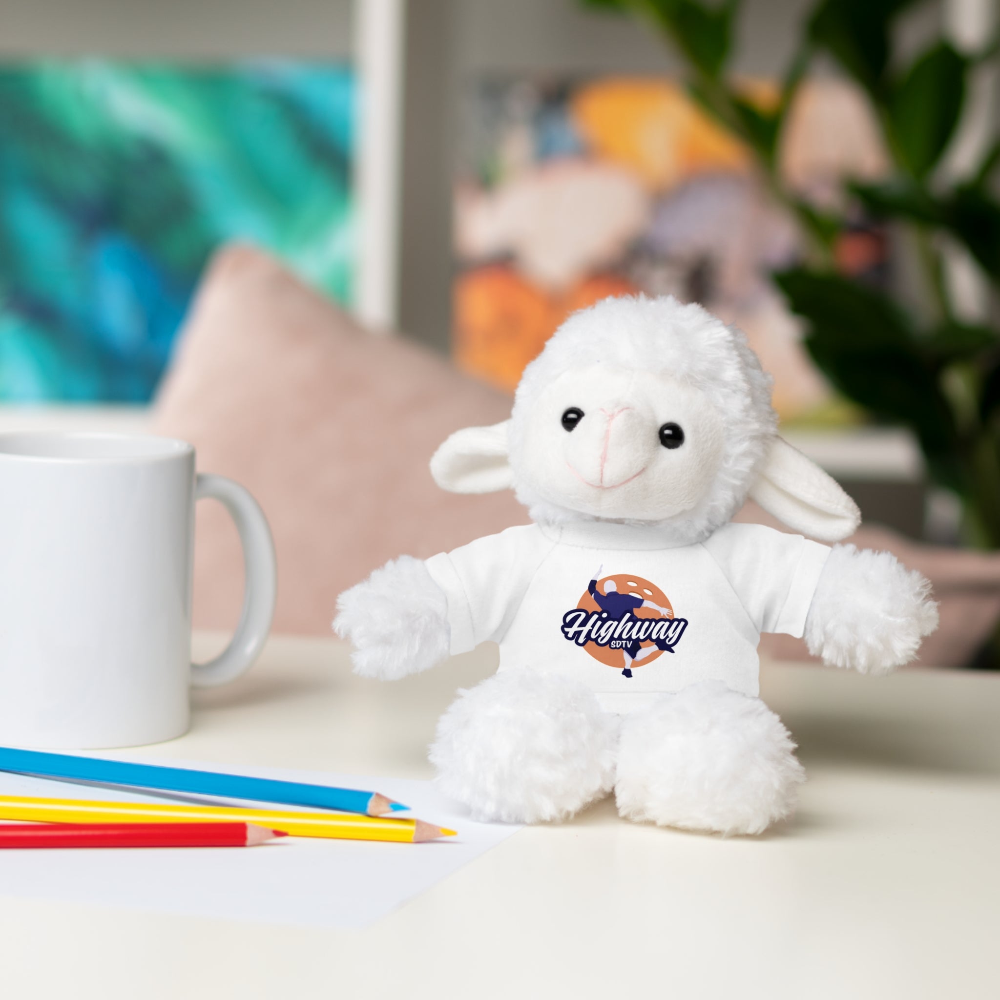 Cute Stuffed Animal with Custom Tee - Perfect Gift for Kids