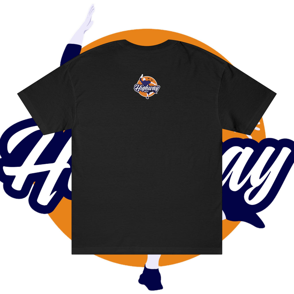 Highway Logo Tee — Retro Script 'Highway SDTV' Graphic T-Shirt