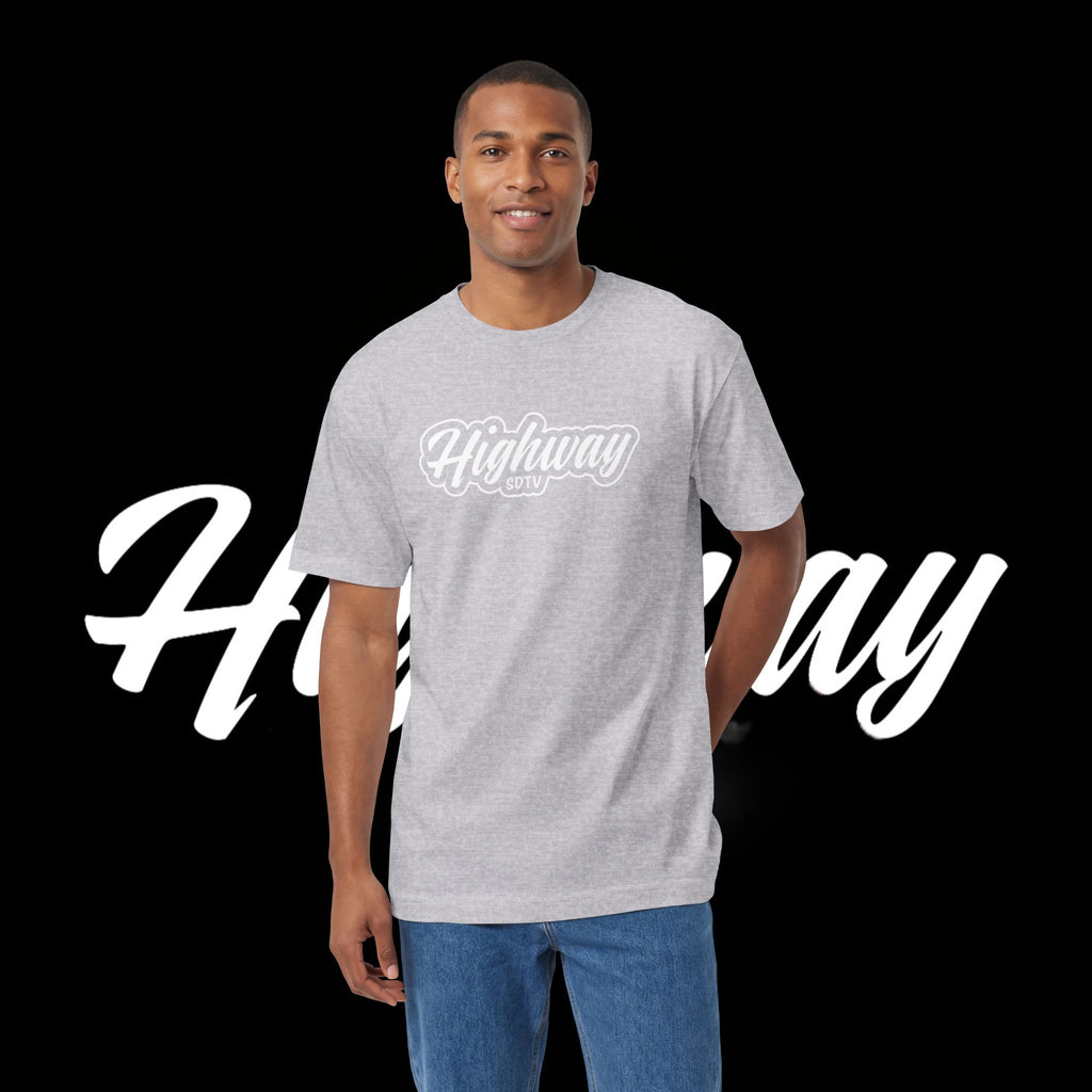 Highway City Logo Tee — Retro Sunset Graphic T-Shirt