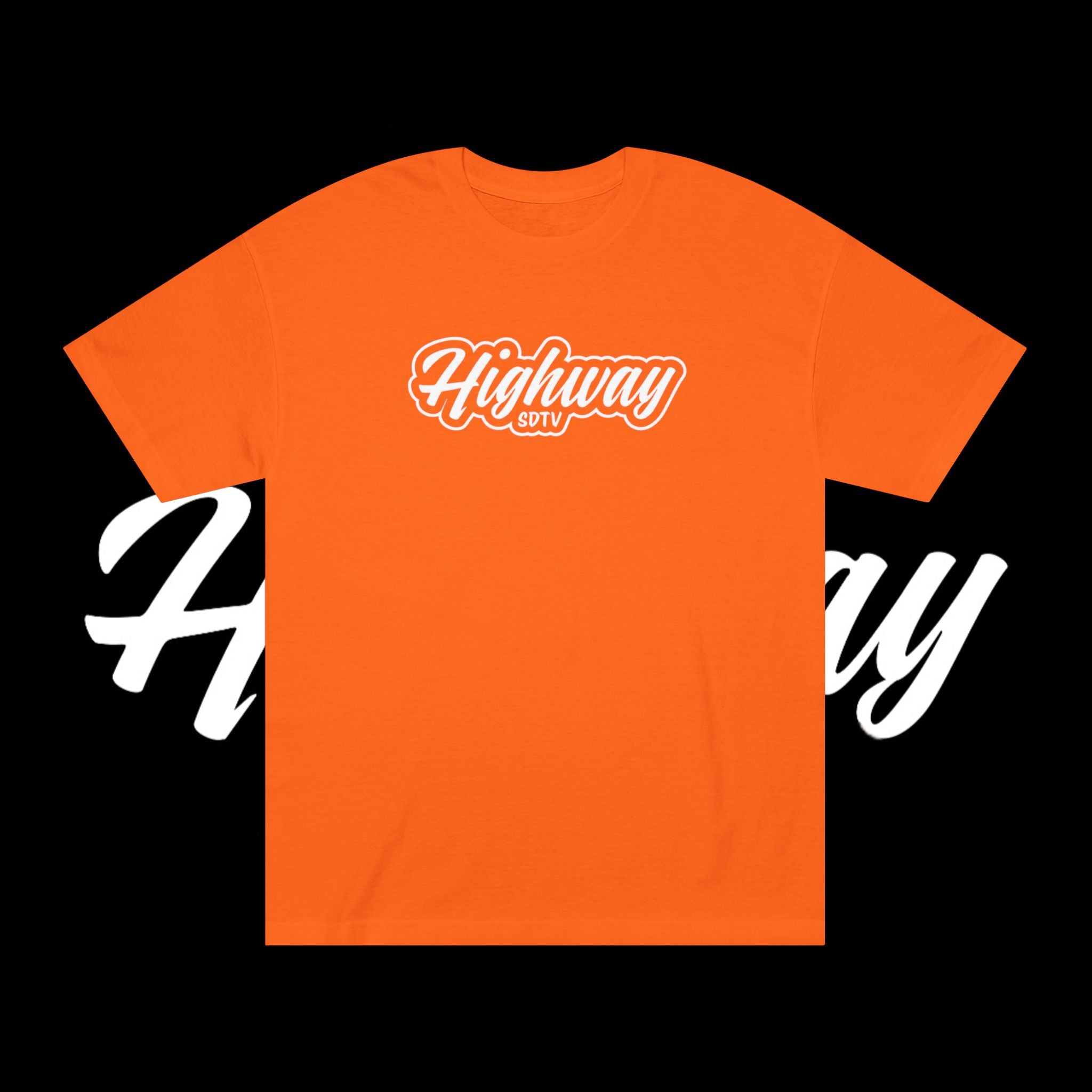 Highway City Logo Tee — Retro Sunset Graphic T-Shirt