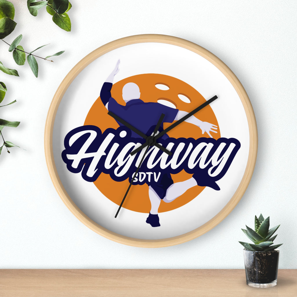 Highway Sports Wall Clock - Perfect for Athletes and Fans