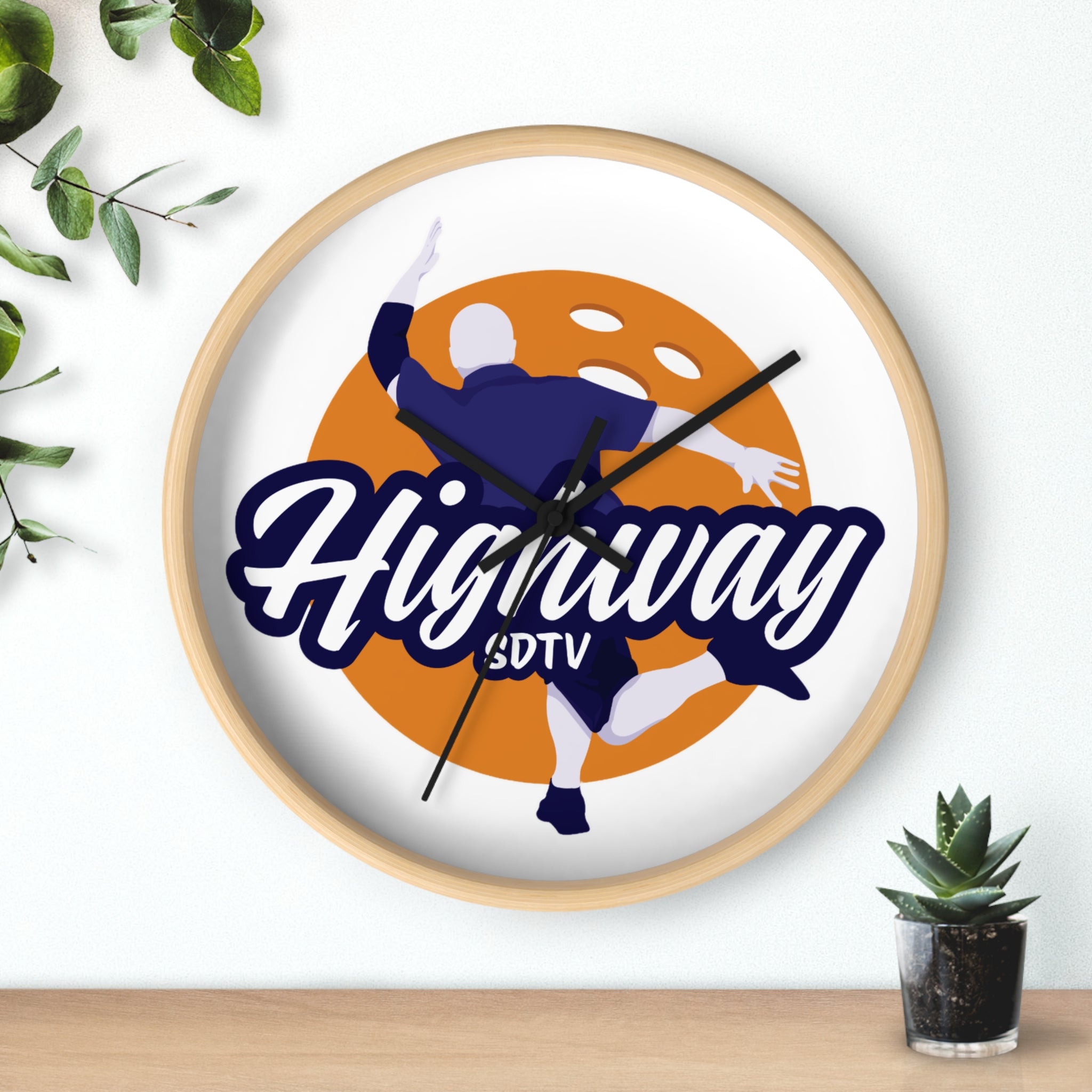 Highway Sports Wall Clock - Perfect for Athletes and Fans