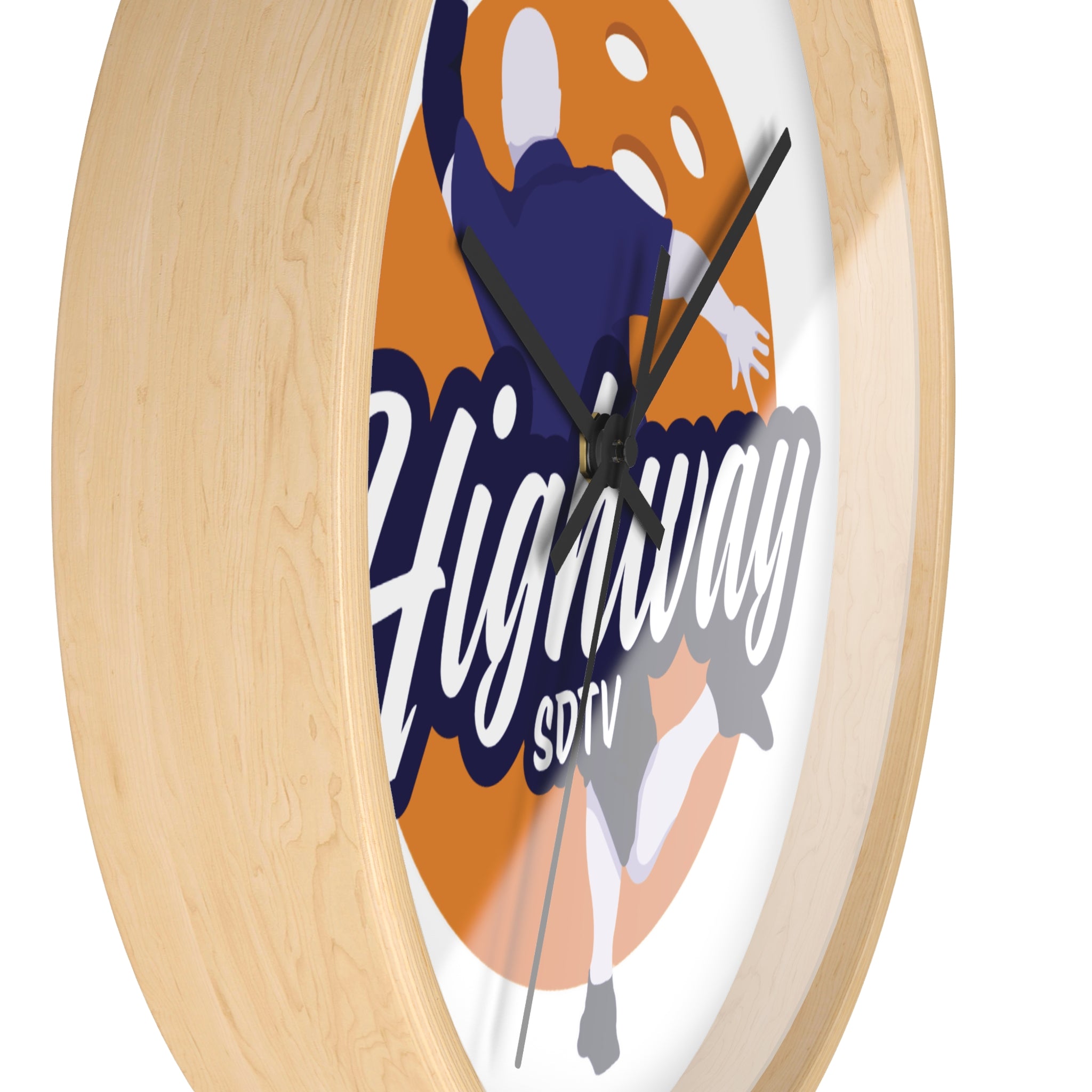 Highway Sports Wall Clock - Perfect for Athletes and Fans