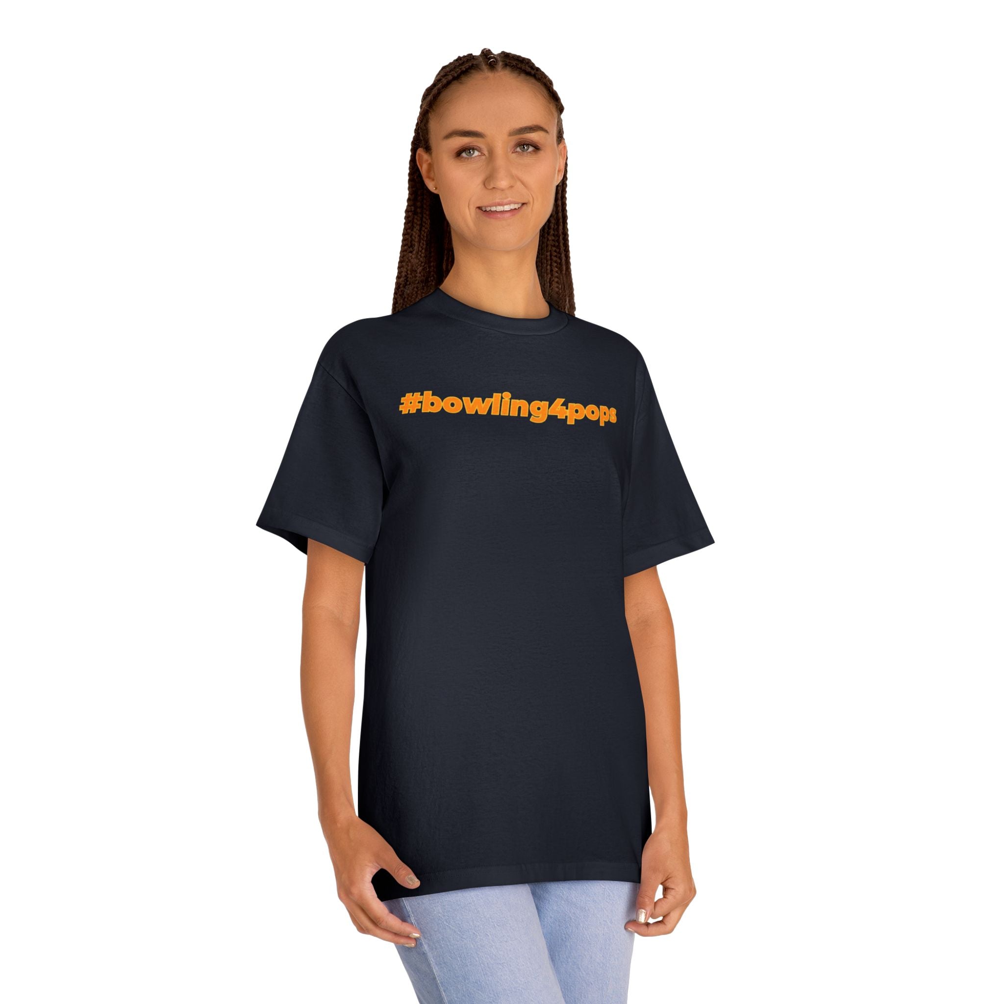 #Bowling4Pops Short-Sleeve T-Shirt, Fun Family Activity Shirt, Bowling Event Tee, Gift for Dad, Casual Casual Wear