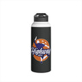 Highway Sports Water Bottle | Eco-Friendly Hydration for Gym, Hiking, Travel, and Daily Use | Stainless Steel Flask with Standard Lid