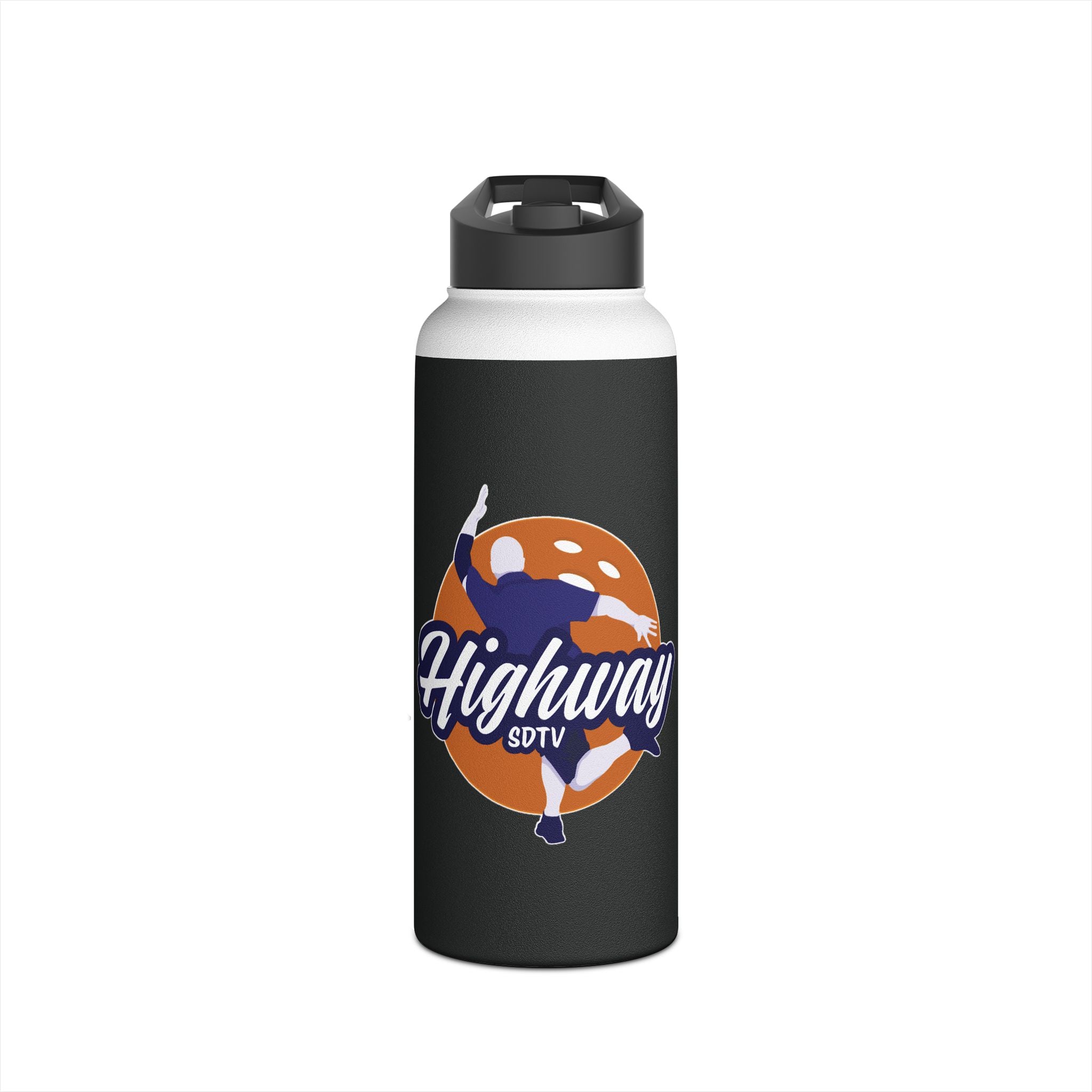Highway Sports Water Bottle | Eco-Friendly Hydration for Gym, Hiking, Travel, and Daily Use | Stainless Steel Flask with Standard Lid