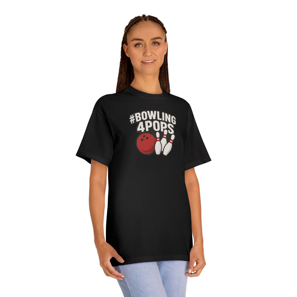 Bowling 4 Pops T-Shirt — #Bowling4Pops Graphic Tee for Father’s Day & Bowling Fans