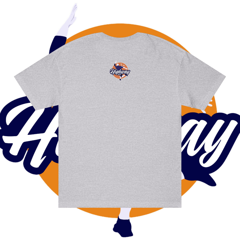 Highway City Logo Tee — Retro Sunset Graphic T-Shirt