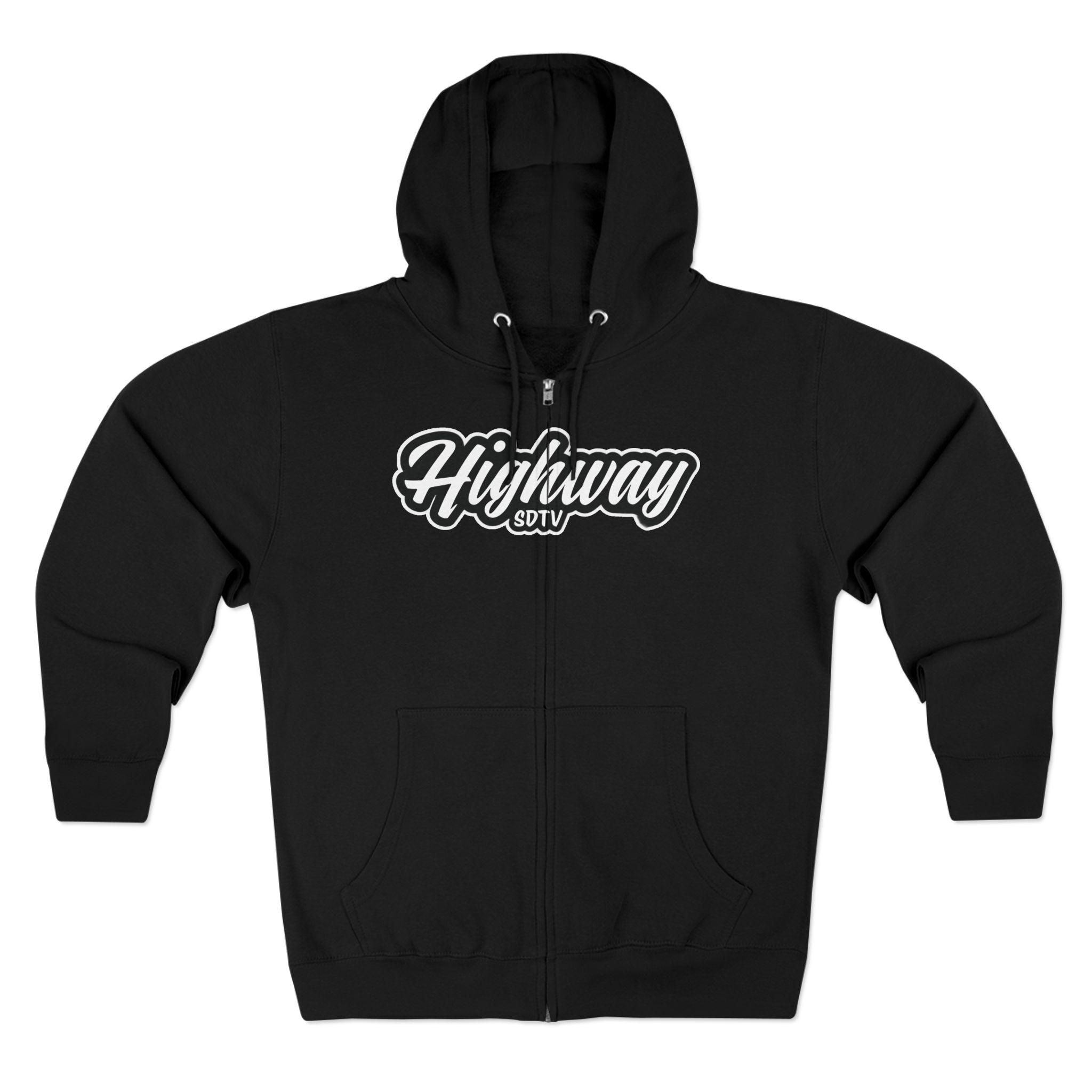 Highway Unisex Zip Hoodie - Casual Comfort for Every Adventure