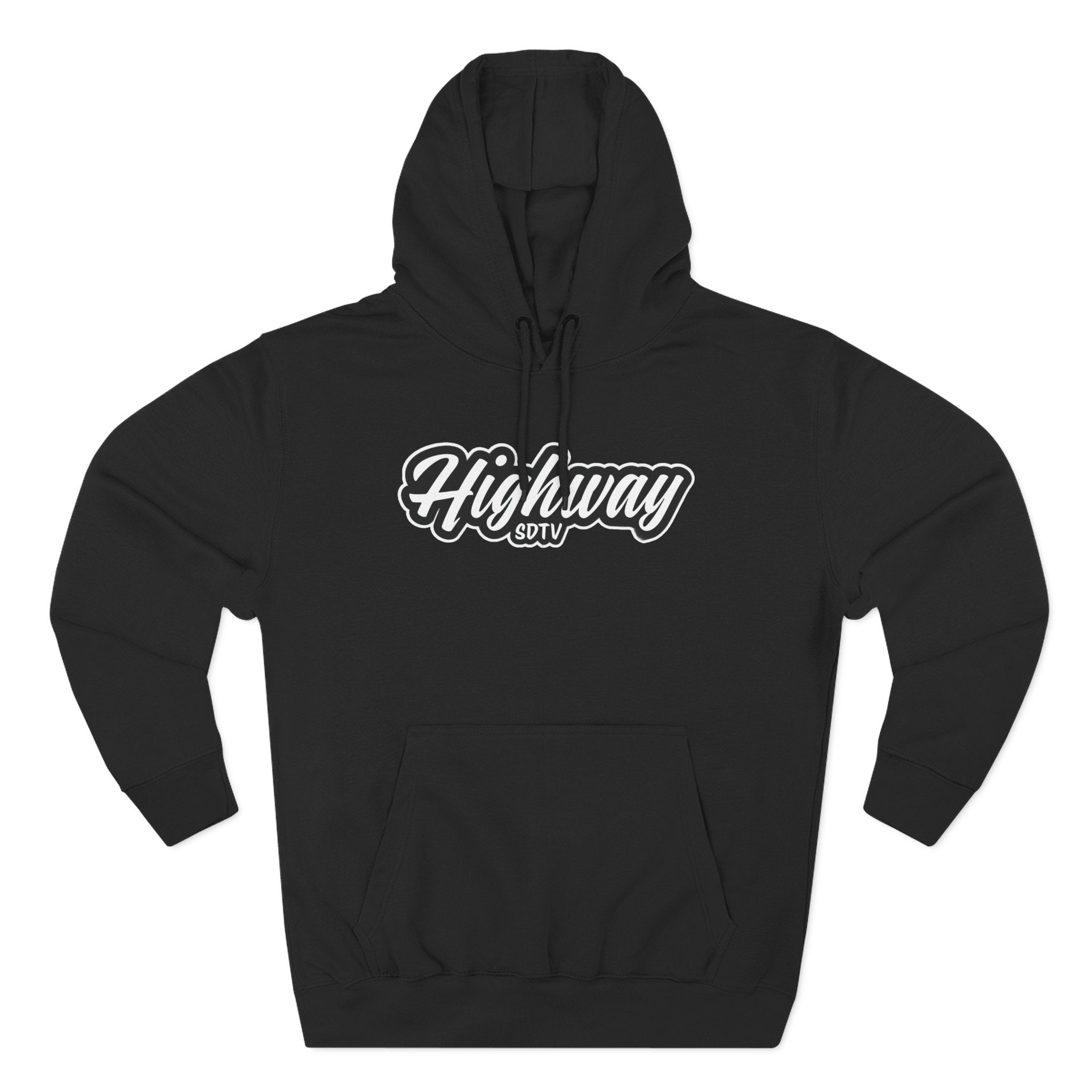 Three-Panel Fleece Hoodie