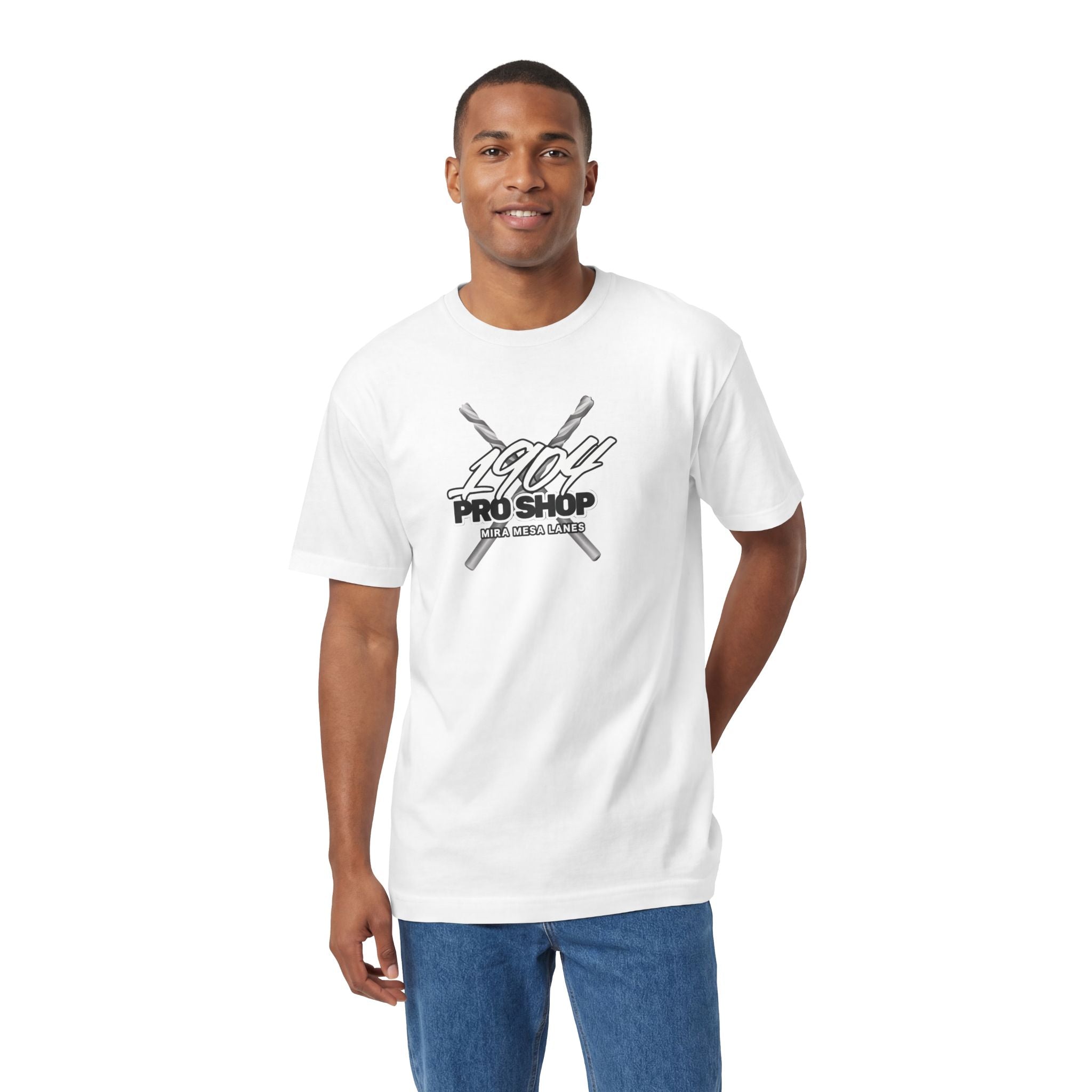1904 Pro Shop Baseball Tee – Retro Crossed Bats Graphic T-Shirt