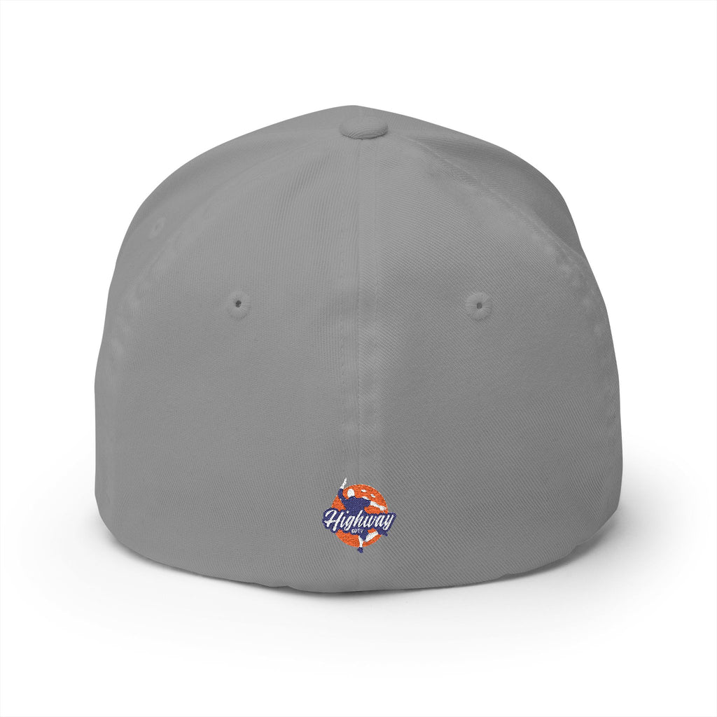 Highway Structured Cap | Embroidered White Cap, Urban Fashion, Unisex Gift, Summer Accessory, Streetwear, Dad Hat