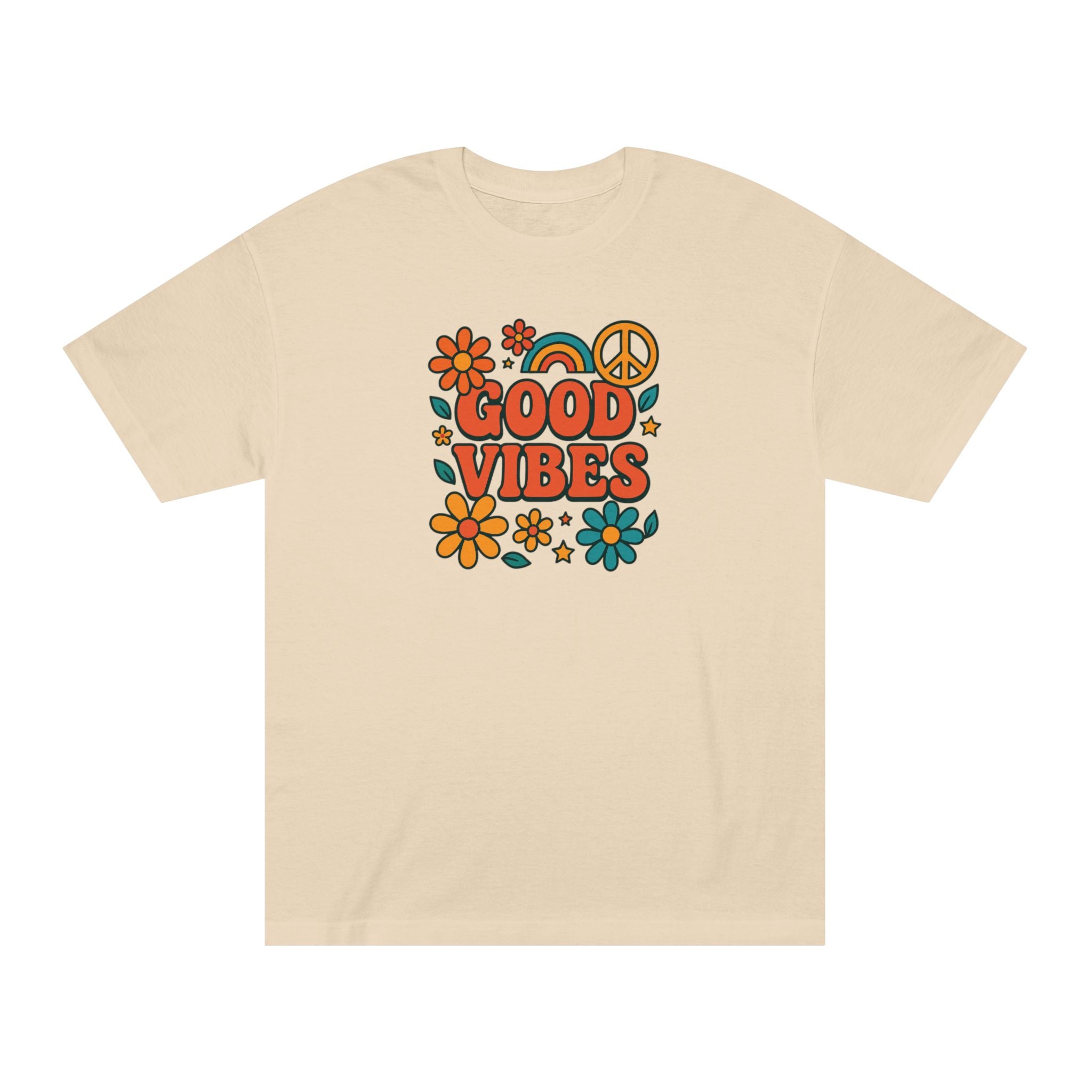 Good Vibes Retro Flower Tee