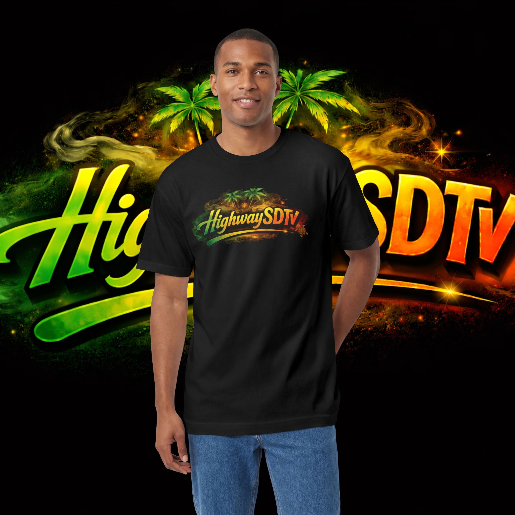 Highway SDTV Tropical Logo Tee