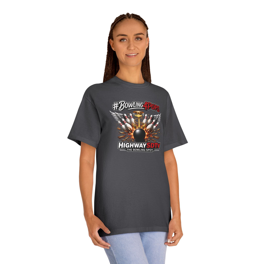 Bowling Pops Tee — "#Bowling4Pops" Highway SDTV Graphic T-Shirt