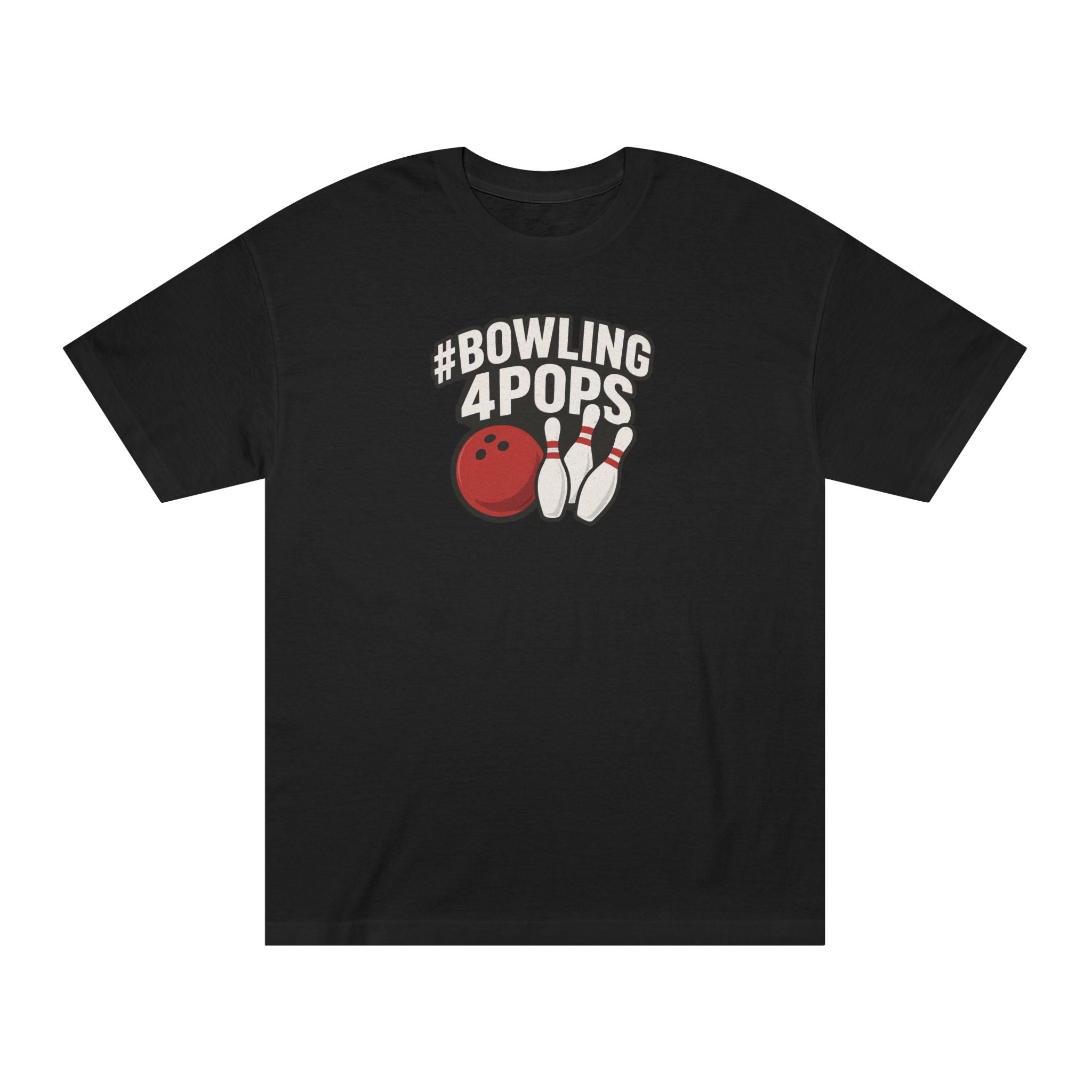 Bowling 4 Pops T-Shirt — #Bowling4Pops Graphic Tee for Father’s Day & Bowling Fans