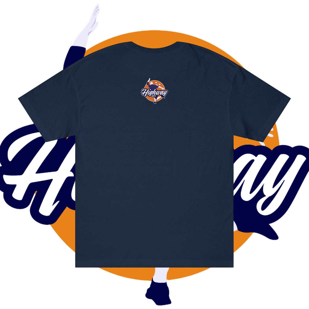 Highway City Logo Tee — Retro Sunset Graphic T-Shirt