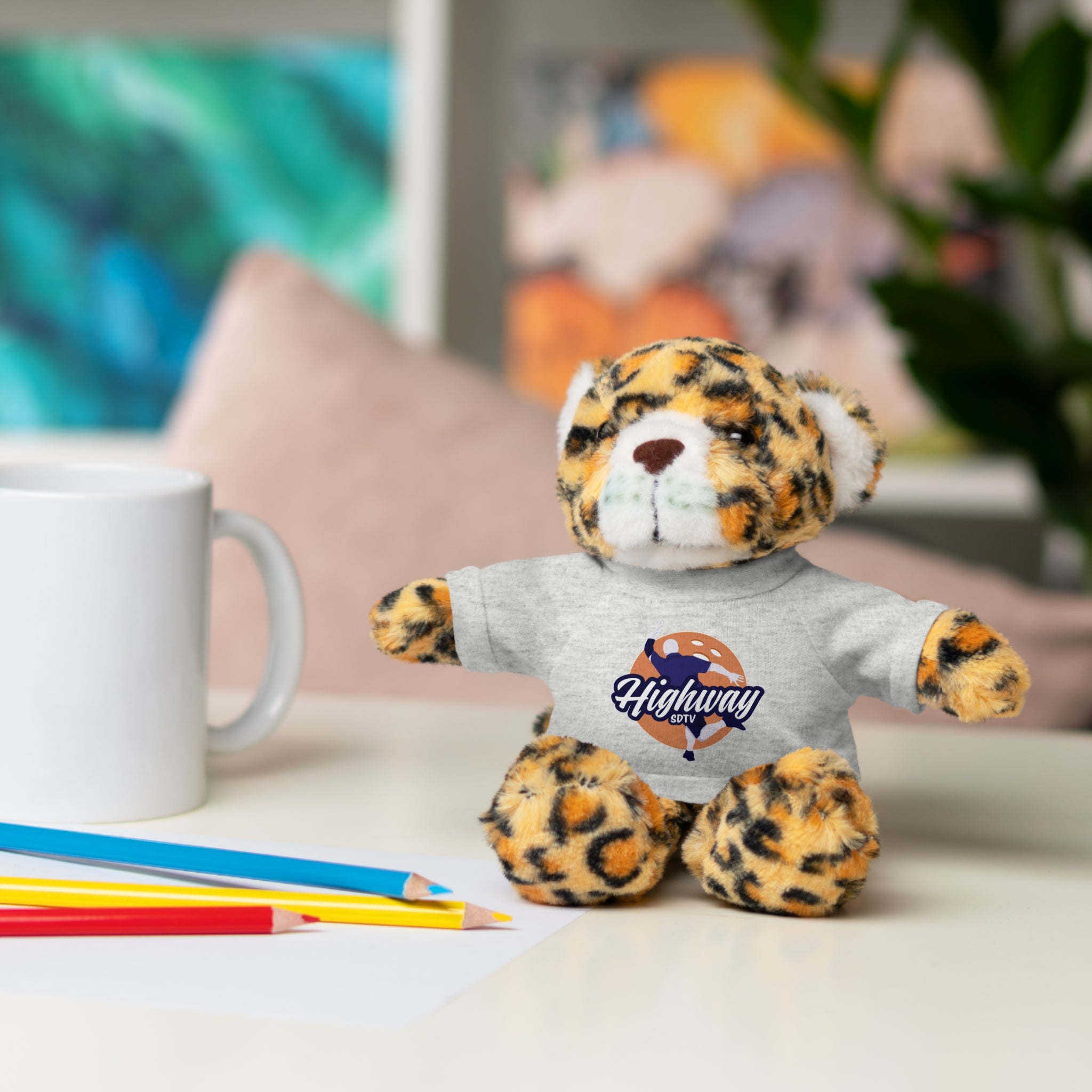 Cute Stuffed Animal with Custom Tee - Perfect Gift for Kids