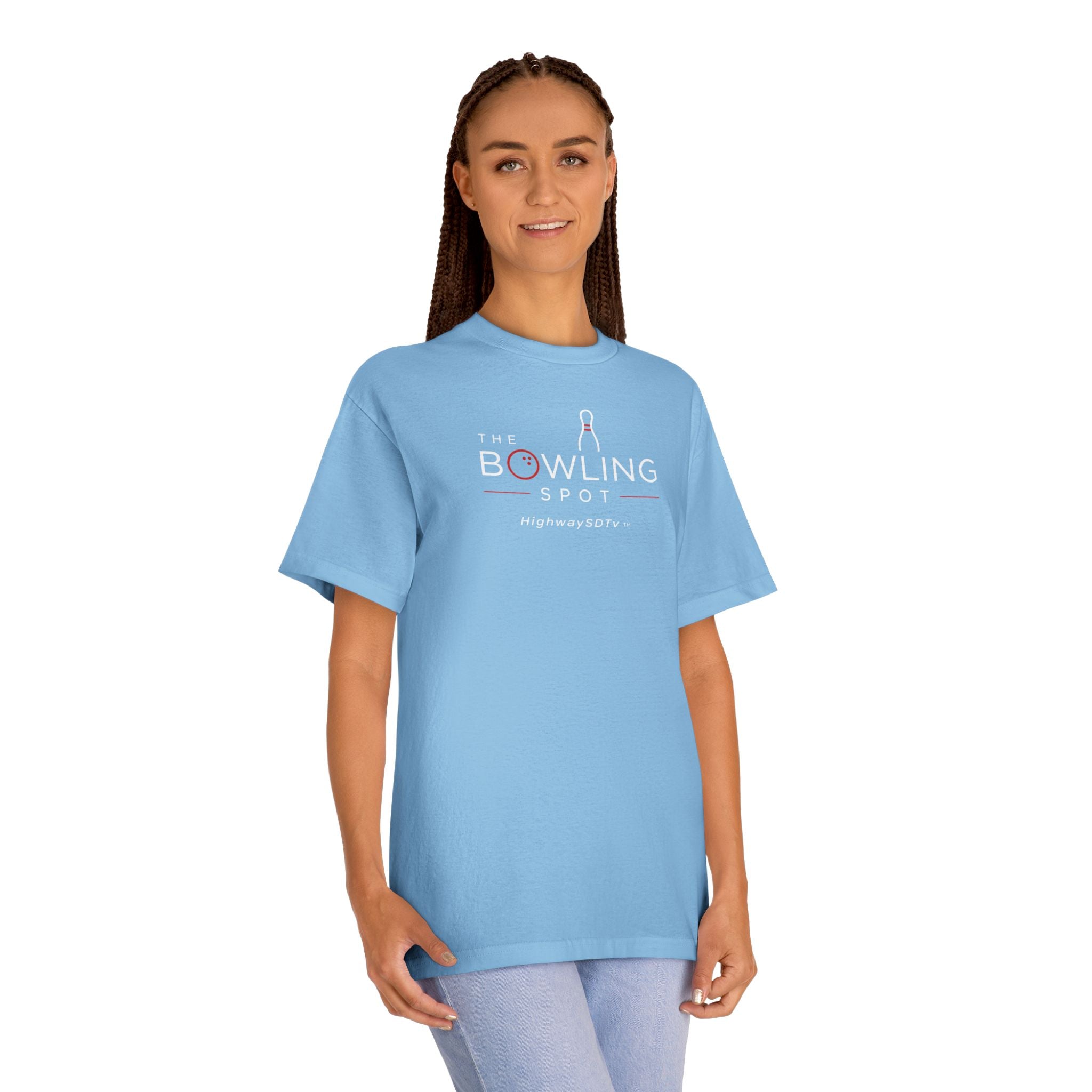 Bowling Spot Logo Tee — The Bowling Spot Highway 30TV Orange T-Shirt
